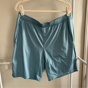 All In Motion light blue athletic shorts with pockets